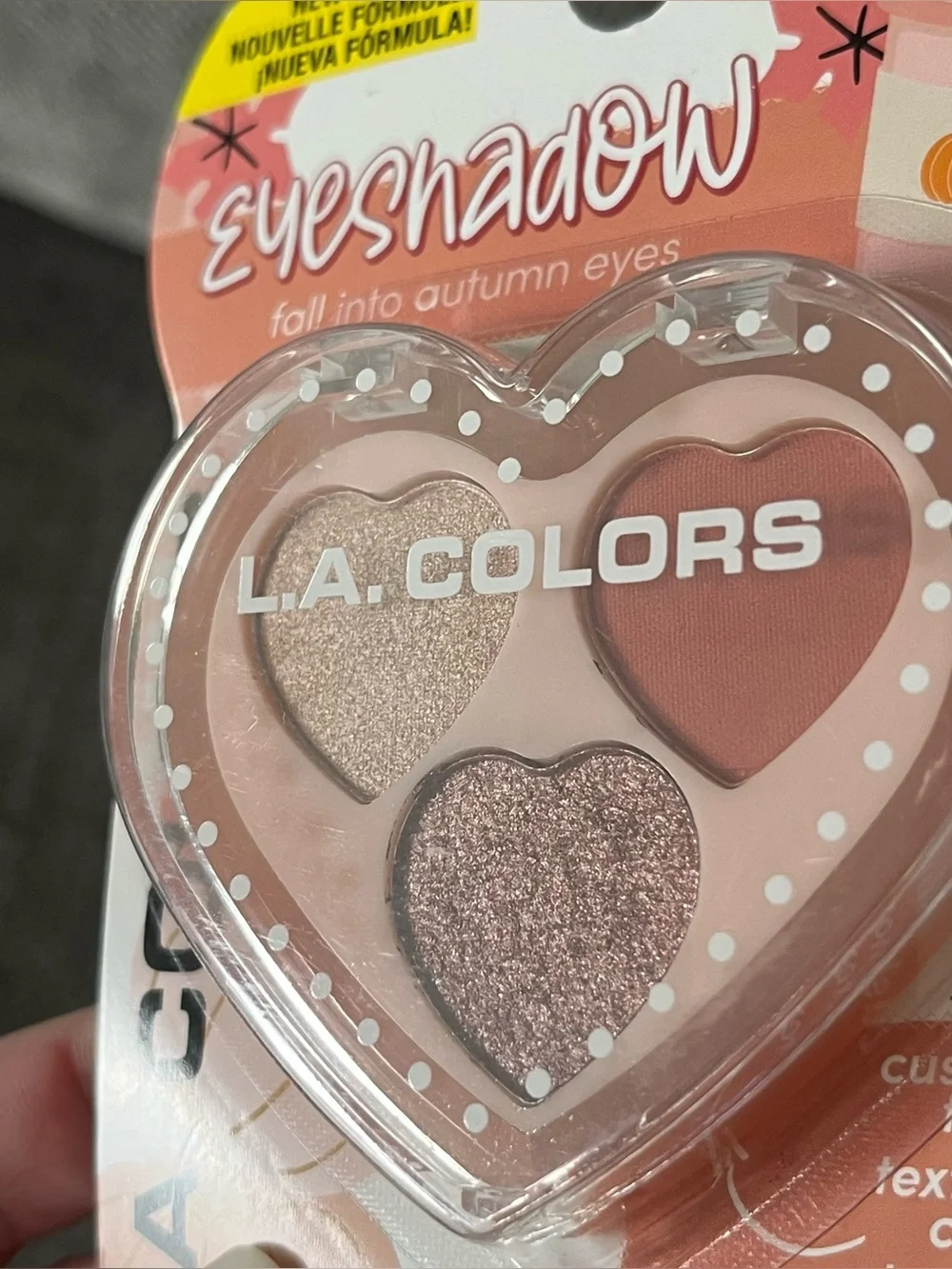 La Colors Pumpkin Spice Everything Nice Heart Eyeshadow Palette Fall Autumn